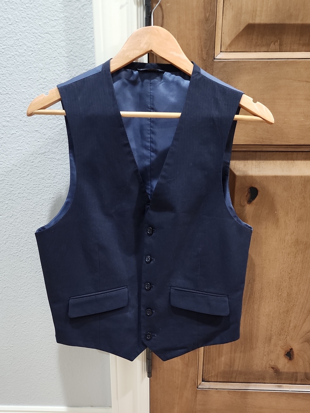 Banana Republic Navy Blue Men's Dress Vest